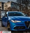 Dokładka zderzaka front lip splitter STILE ITALIA CARBON Alfa Romeo Giulia Veloce 2016 - 2024