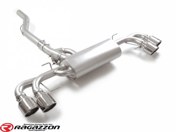 Tłumik końcowy z zaworem Maserati Grecale 2.0 GT / Modena RAGAZZON STAL sportowy wydech