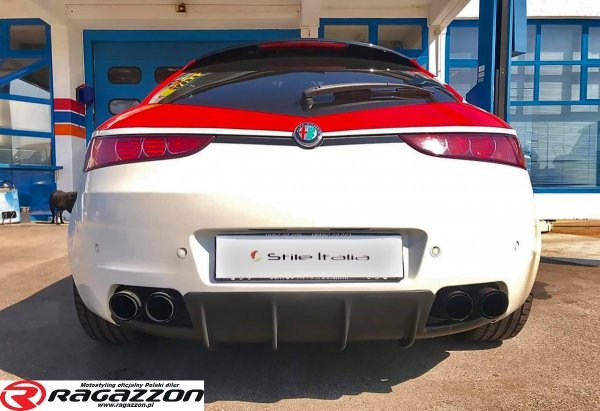 Dyfuzor dokładka zderzaka diffuser STILE ITALIA CARBON Alfa Romeo Brerra 2006 - 2010