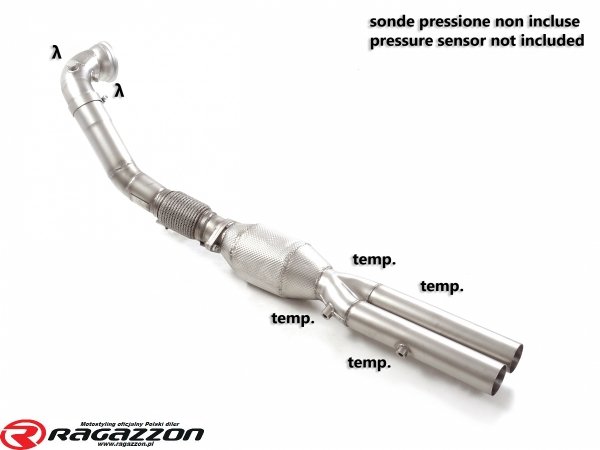 Downpipe Cupra Formentor VZ5 2.5TSI 4Drive RAGAZZON sportowy wydech