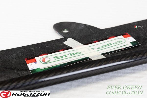 Dokładka zderzaka front lip splitter STILE ITALIA CARBON Alfa Romeo Brerra / Spider 2006 - 2010