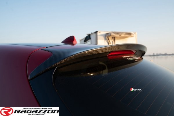 Spoiler klapy lotka boot lip STILE ITALIA CARBON Alfa Romeo Stelvio 2016 - 2024