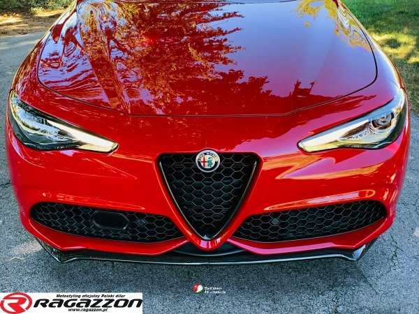 Dokładka zderzaka front lip splitter STILE ITALIA CARBON Alfa Romeo Giulia Veloce 2016 - 2024