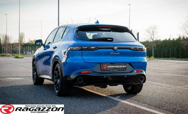 Tłumik końcowy przelot Alfa Romeo Tonale 1.5T MheV RAGAZZON STAL sportowy wydech