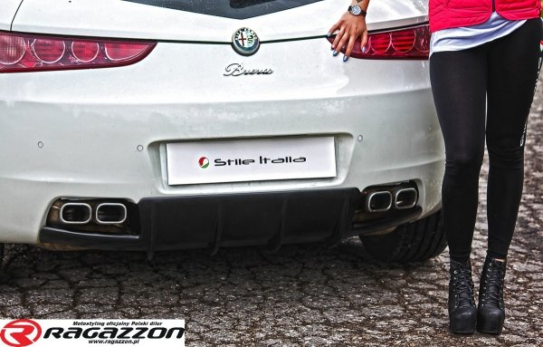 Dyfuzor dokładka zderzaka diffuser STILE ITALIA VTR Alfa Romeo Brerra 2006 - 2010
