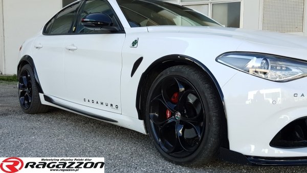 Poszerzenia błotników przednie + tylne, wide body CADAMURO Alfa Romeo Giulia do malowania