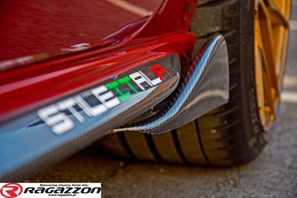 Dokładki progów side skirts flaps STILE ITALIA CARBON Alfa Romeo Giulietta