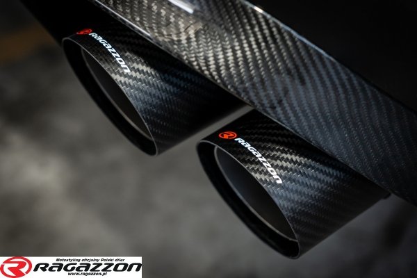 Tłumik końcowy CAT-BACK z zaworem Cupra Formentor VZ5 2.5TSI 4Drive RAGAZZON CARBON sportowy wydech