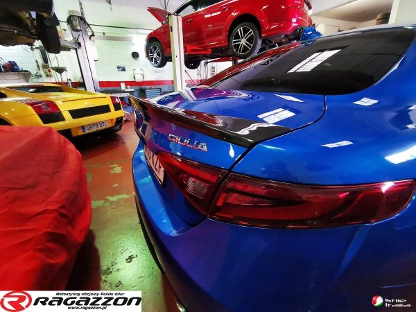 Spoiler klapy lotka boot lip STILE ITALIA CARBON Alfa Romeo Giulia 2016 - 2024