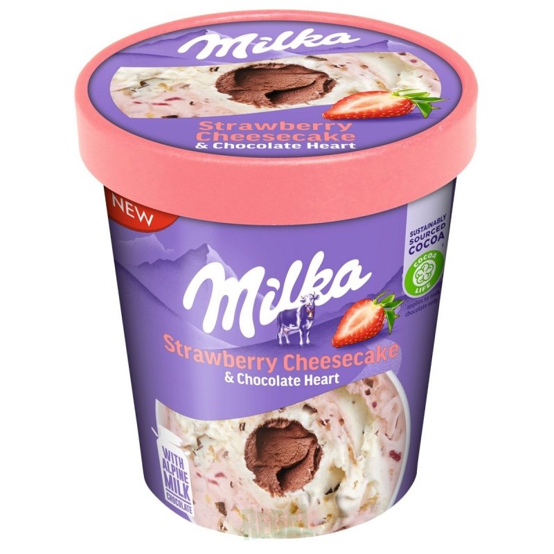 [MONDELEZ] Milka Strawbery Cheesecake 480ml/6