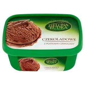 9304 Lody Familijne Zielona budka czekoladowe x 3/ truskawkowe x 3  1000ml x( 3+3)