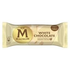 9185 Lody ALGIDA MAGNUM WHITE 20x90ml