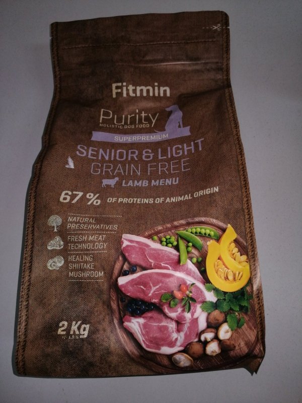 Fitmin dog Purity Senior light lamb 2kg