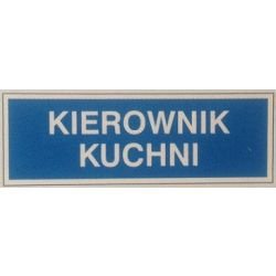 Znak KIEROWNIK KUCHNI 801-68 P.Z.