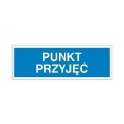 Znak PUNKT PRZYJĘĆ 801-80 P.Z.