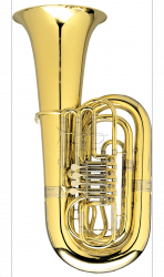 MELTON MEINL WESTON tuba B Original 197/2-L, 5/4, hand-made, 4 wentyle obrotowe, lakierowana, z futerałem typu gigbag