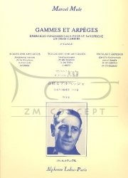 Mule Marcel: Gammes et Arpeges 3rd Book: na saksofon