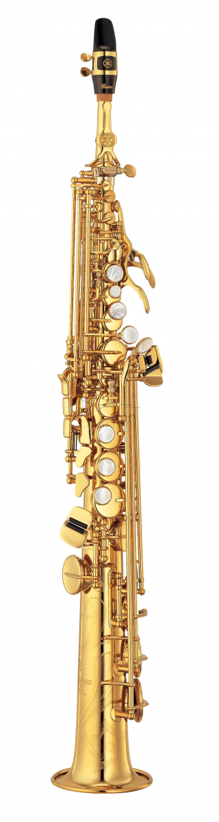 YAMAHA saksofon sopranowy Bb YSS-875 EXHGG pozłacany, z futerałem