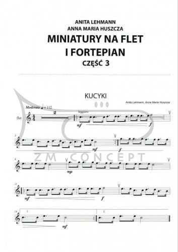 Lehmann, Huszcza, Miniatury na flet i fortepian cz. 3