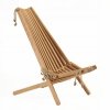 Leżak Fotel drewniany EcoFurn EcoChair Jesion Brązowy