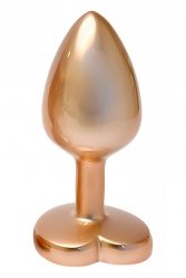 DREAMTOYS KOREK ANALNY GLEAMING LOVE PEARL GOLD PLUG SMALL
