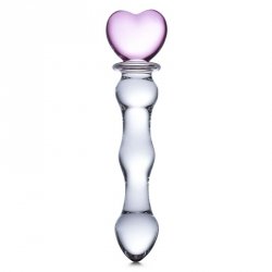 Dildo z zakończeniem w kształcie serca Glas Sweetheart Glass Dildo