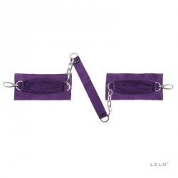 Jedwabne kajdanki Lelo Sutra Chinlink Cuffs Purple