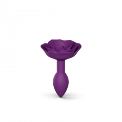 Korek analny zakończony pąkiem róży Love to Love Open Roses S Purple Rain