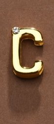 Litera do personalizacji obróżki lub kajdanek Upko Letter C