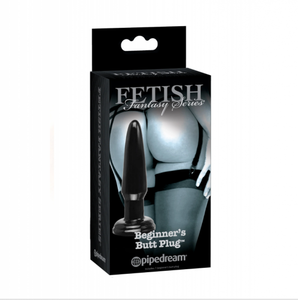 Korek analny Pipedream Fetish Fantasy Series Beginner&#039;s Butt Plug Black Gag Limited Edition