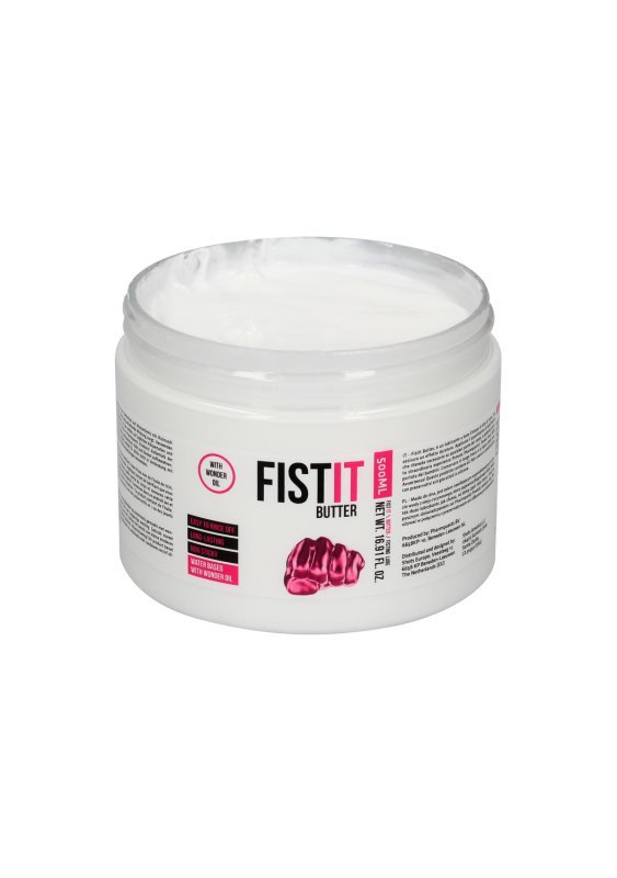Lubrykant na bazie wody z dodatkiem olejku Shots Fist It Butter 500ml