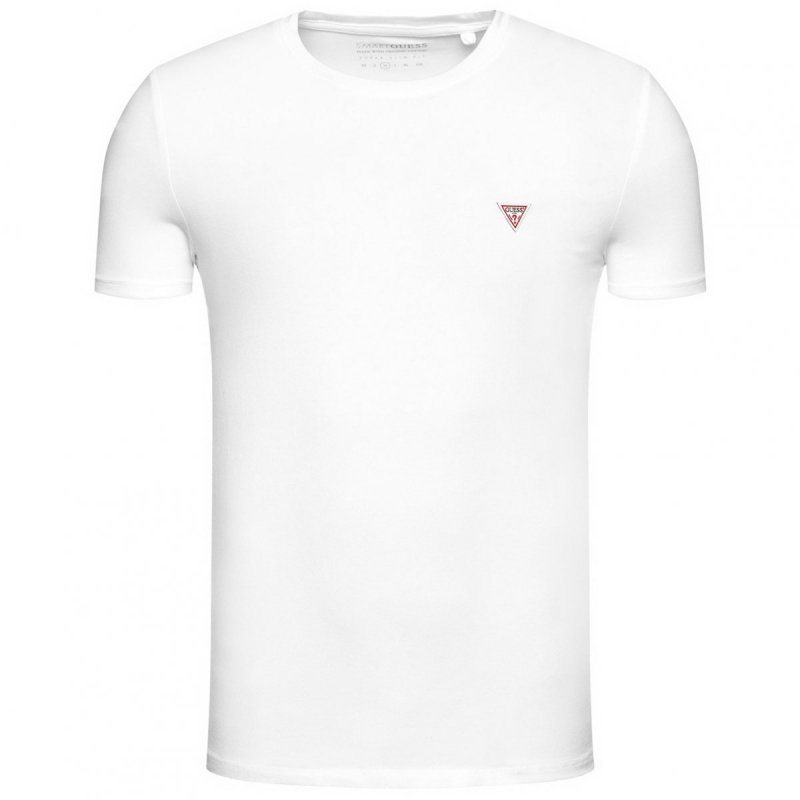 Guess t-shirt koszulka męska biała crew-neck M1RI24J1311-TWHT