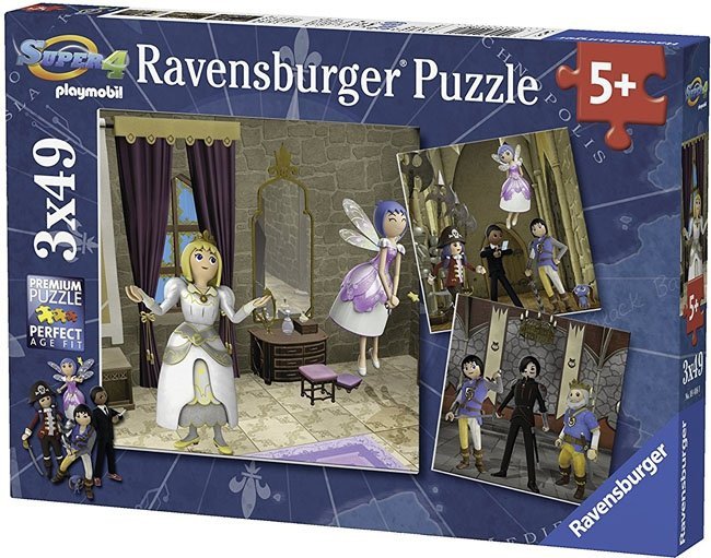 Puzzle 3x49 Ravensburger 094080 Królewski Ślub 3w1