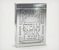 Karty Bicycle SteamPunk Silver - otwarte pudełko