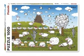 Puzzle Gunga, Owce W Raju 1000el.