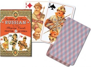 Karty Piatnik Rosyjskie - złote 1134