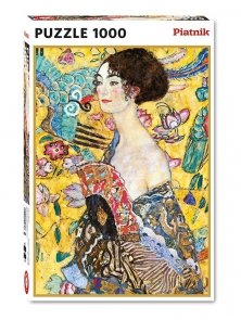 Puzzle Dama z Wachlarzem Piatnik