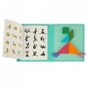 Tangram książeczka magnetyczna układanka montessori klocki gra logiczna 3D