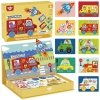 TOOKY TOY Układanka Edukacyjna Montessori Magnetyczne Pudełko dla Dzieci 80 el.