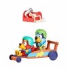 Tm Toys Zestaw figurek Bluey Gokart + 2 figurki piesków
