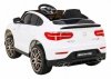 Mercedes Benz GLC63S dla dzieci, Biały SUV + Pilot + Napęd 4x4