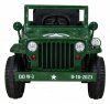 Autko Wojskowe Retro dla dzieci Zielony + Napęd 4x4 + Pilot + 2 Bagażniki
