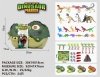 Zestaw figurek Świat dinozaurów dla dzieci 3+ Głowa dinozaura + mata krajobrazowa