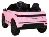 Range Rover Evoque na akumulator dla dzieci Różowy SUV + Pilot
