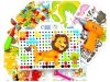 Kreatywna Mozaika ZOO W Walizce 198 el. Układanka 3D, Klocki, Wkrętarka Zestaw Konstrukcyjny
