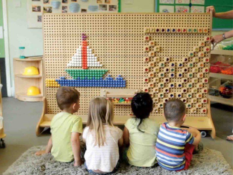MASTERKIDZ  Wolnostojąca Tablica Naukowa Kreatywna STEM 166 x 125