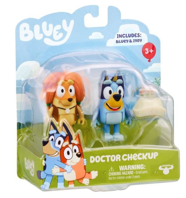 Tm Toys Zestaw figurek Bluey 2pak Wizyta u lekarza