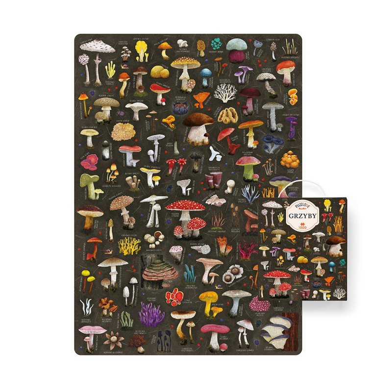 CzuCzu Puzzle Puzzlove Grzyby 1000 elementów