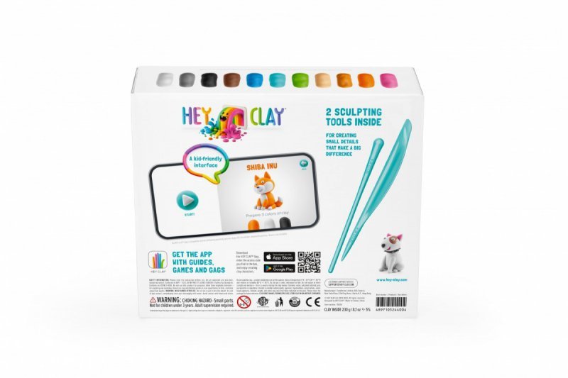 Tm Toys Masa Plastyczna Hey Clay Psy 15 puszek