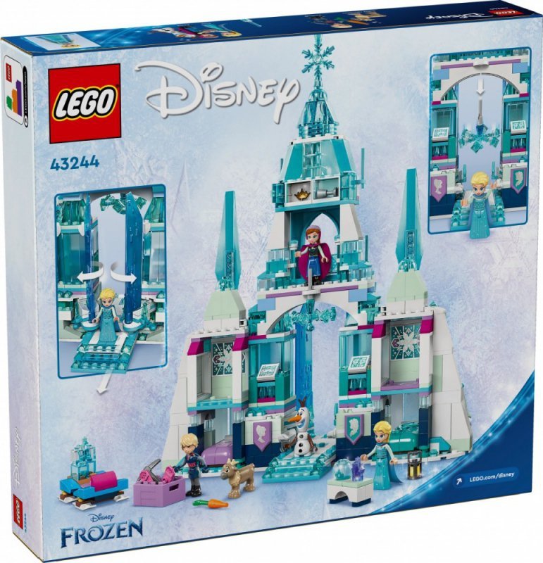 LEGO Klocki Disney Princess 43244 Lodowy pałac Elzy